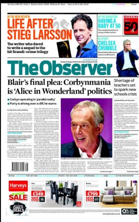 Observer Tony Blair Corbyn