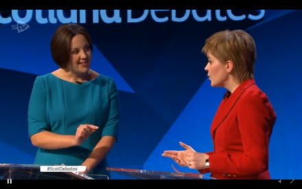 Scottish debate Dugdale Sturgeon