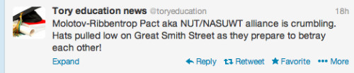 Tory Education Nazy slur
