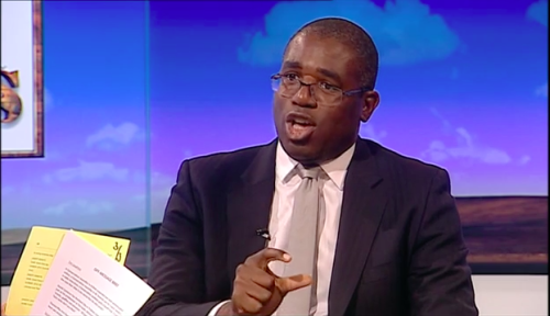 David Lammy Daily Politics