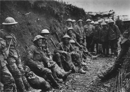 First World war trenches