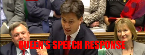 MILIBAND QUEEN'S SPEECH