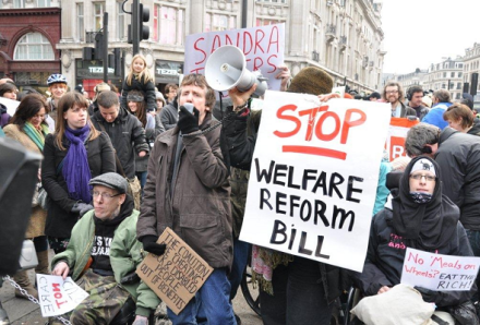 Welfare reform protest