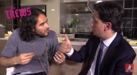 Russell Brand Ed Miliband