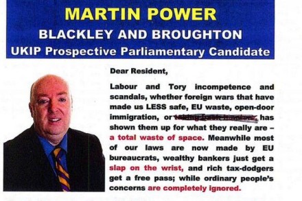 UKIP Martin Power libel