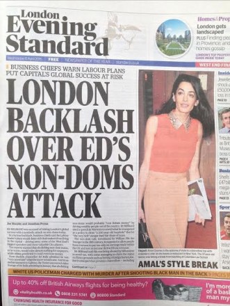 Evening Standards non-doms