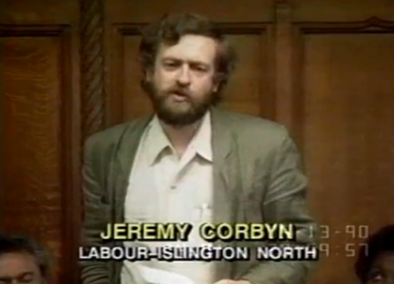 Jeremy Corbyn young