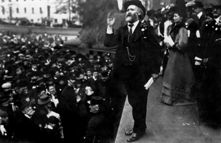 Keir Hardie women's suffrage demonstration