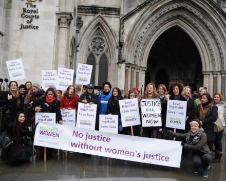 Rights for Women demo (Law Society Gazette)