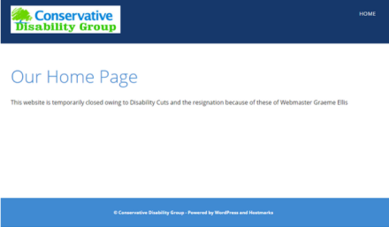 Conservative Disability Group Graeme Ellis