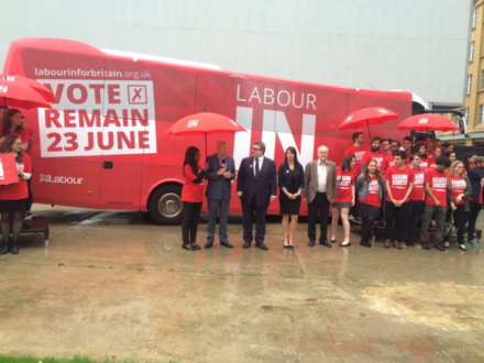 Labour in for Britain Campaign launch alan johnson tom watson eu