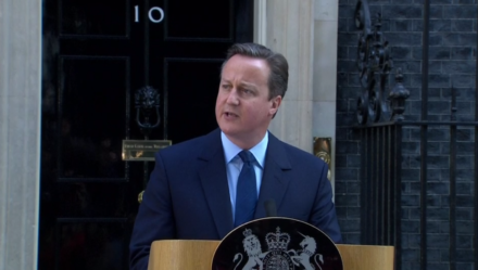 David Cameron resignation