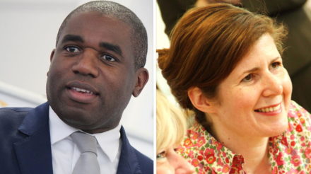 David Lammy and Jenny Chapman