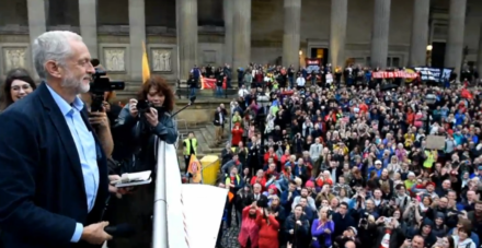 Corbyn rally in Liverpool