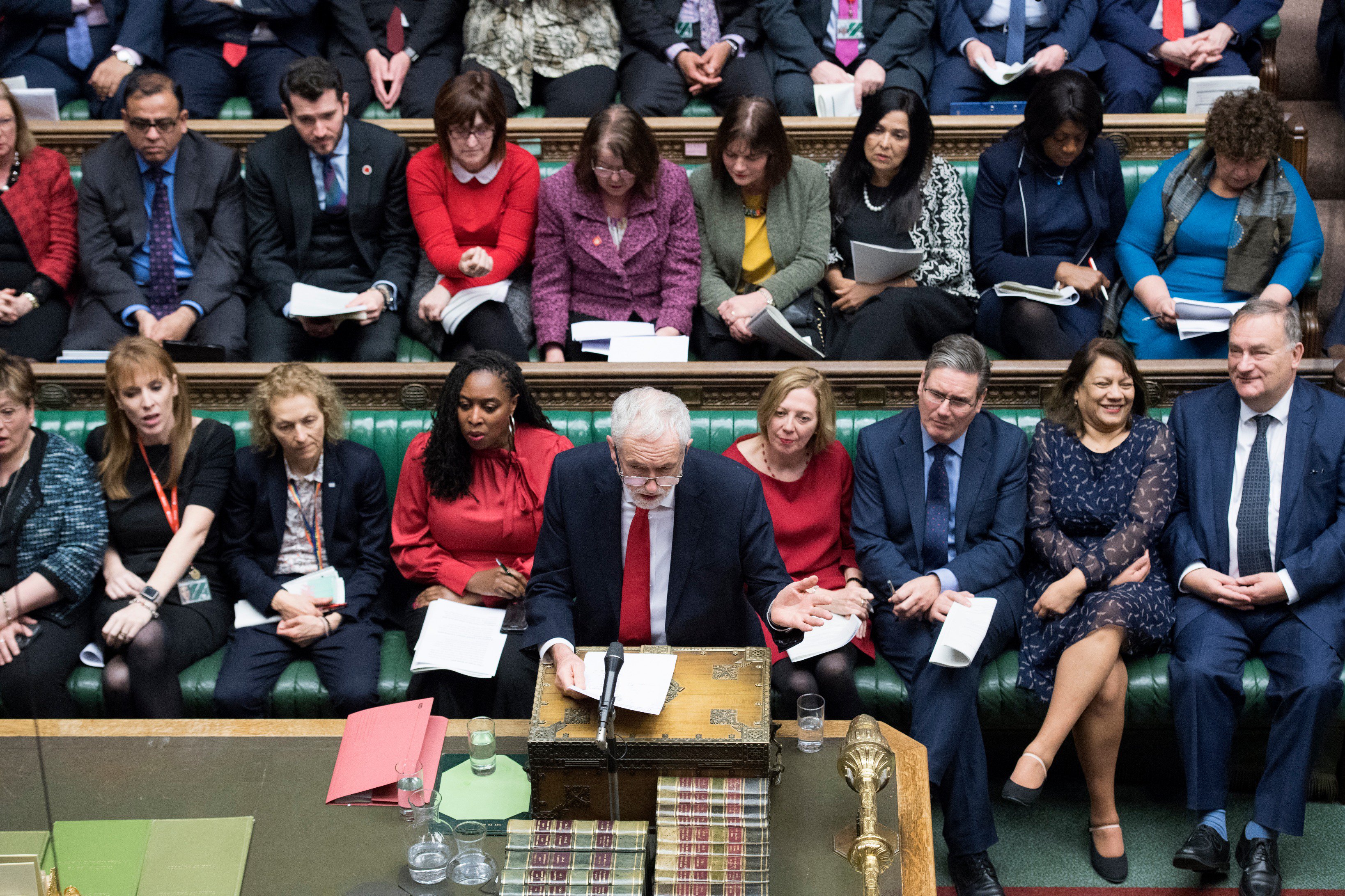 Labour Benches Plp Corbyn Frontbench LabourList