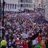 A march organised by the Palestine Solidarity Campaign. Photo: PSC / Jess Hurd