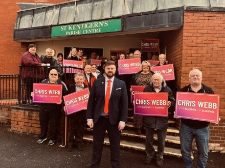 Labour candidate in Blackpool South by-election, Chris Webb