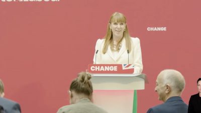 Labour party manifesto launch in Manchester, 2024.