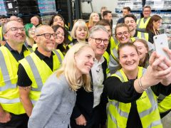 Keir Starmer campaigning for Labour at the 2024 general election.