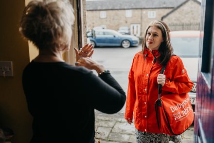 Natalie Fleet, campaigning to be Labour MP for Bolsover at the 2024 general election. Photo: Ed Godden Photography