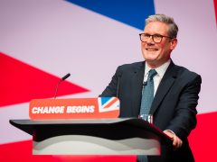 Keir Starmer in Liverpool for Labour party conference 2024.