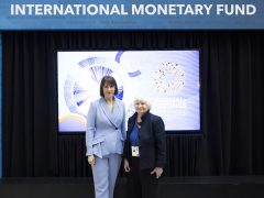 Chancellor Rachel Reeves meets with US Secretary of the Treasury Janet Yellen, at IMF Annuals in Washington DC. Photo: Kirsty O'Connor / HM Treasury via Flickr