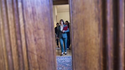 Rachel Reeves prepares for the Autumn Budget 2024. Photo: Kirsty O'Connor / Treasury via Flickr