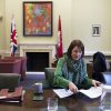 Chancellor Rachel Reeves prepares for the Autumn Budget 2024 in her office in HM Treasury. Photo: Kirsty O'Connor / Treasury