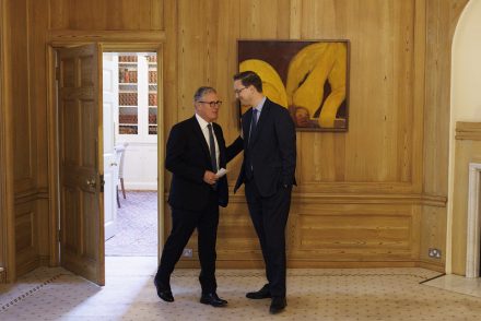 Keir Starmer and Darren Jones. Photo: Simon Dawson / No 10 Downing Street