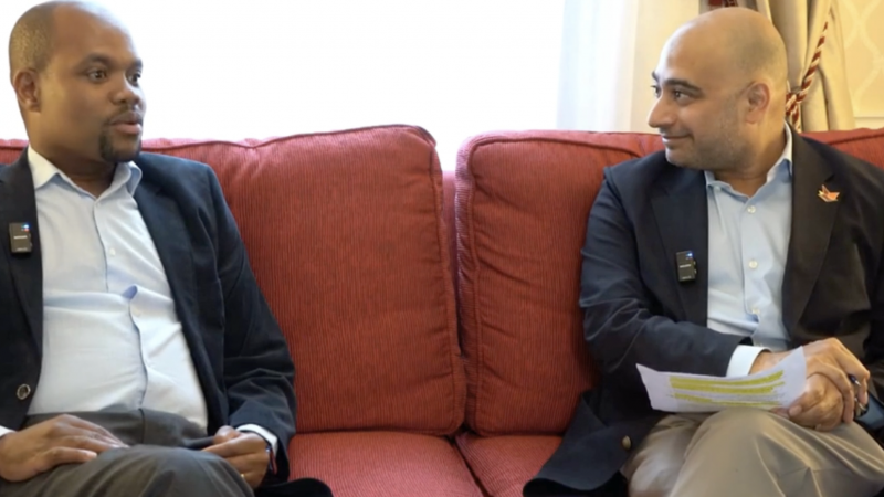 Dr Mbongiseni Buthelezi and Muddassar Ahmed