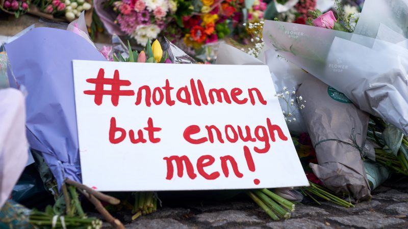 London, Uk - Mar 13 2021, Thousands of people attended the vigil for Sarah Everard in Clapham Common.