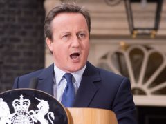 David Cameron speaking outside Number 10 Downing Street