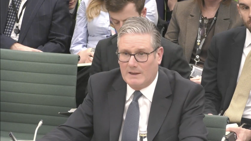 Prime Minister Keir Starmer answers questions at the Liaison Committee, Monday 15th December 2025
