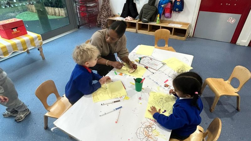 Children at Jubilee Children's Centre, Lambeth