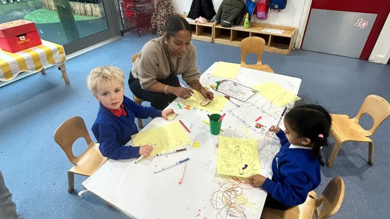 Children at Jubilee Children's Centre, Lambeth