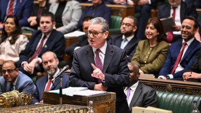 Starmer at Prime Minister's Questions