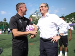 Prime Minister Keir Starmer and Michael Owen