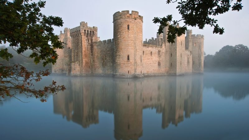 Castle with moat