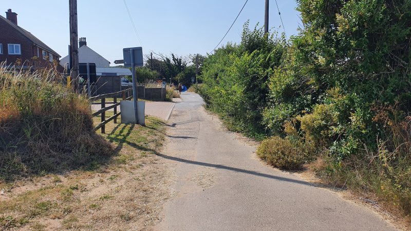 Rural road in Norfolk