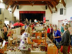 Craft fayre at a village hall