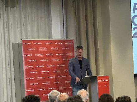 Peter Kyle speaks to Progress conference 2026