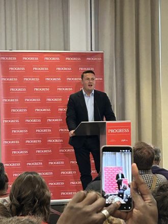 Wes Streeting speaks to Progress conference 2026