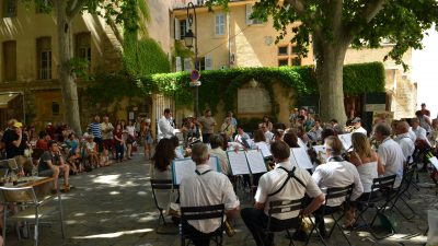 Outdoor orchestra in France