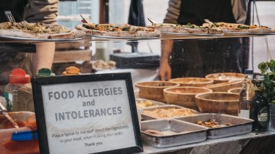 Food allergies sign