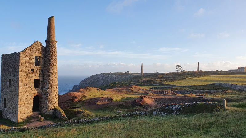 Tin Mining Coast of Cornwall