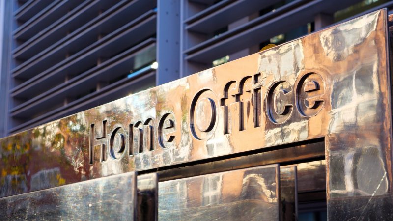 Home Office Building sign