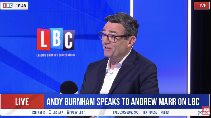 Andy Burnham on LBC