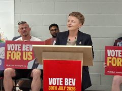 Bev Craig at manifesto launch