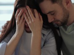 Sad couple