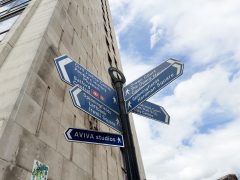 Manchester signpost